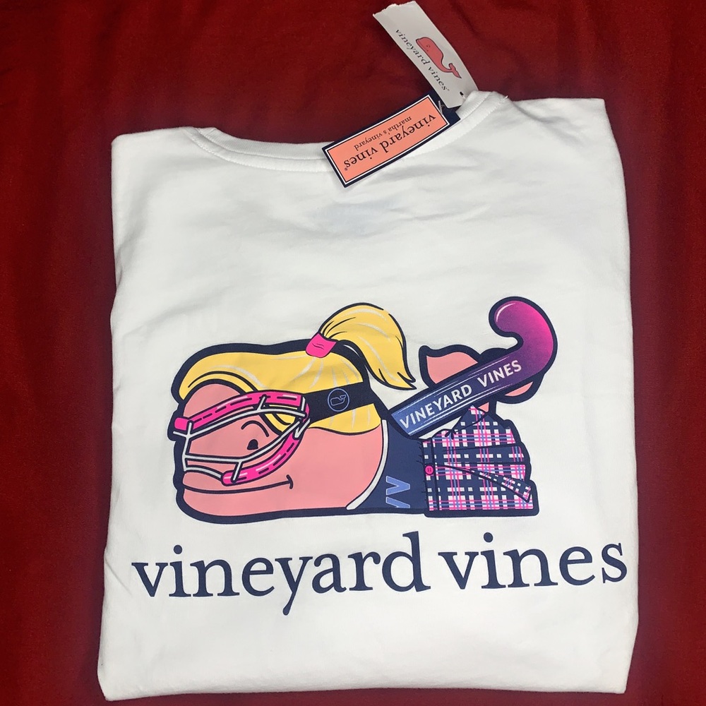 vineyard vines womens t-shirt, small, White Color